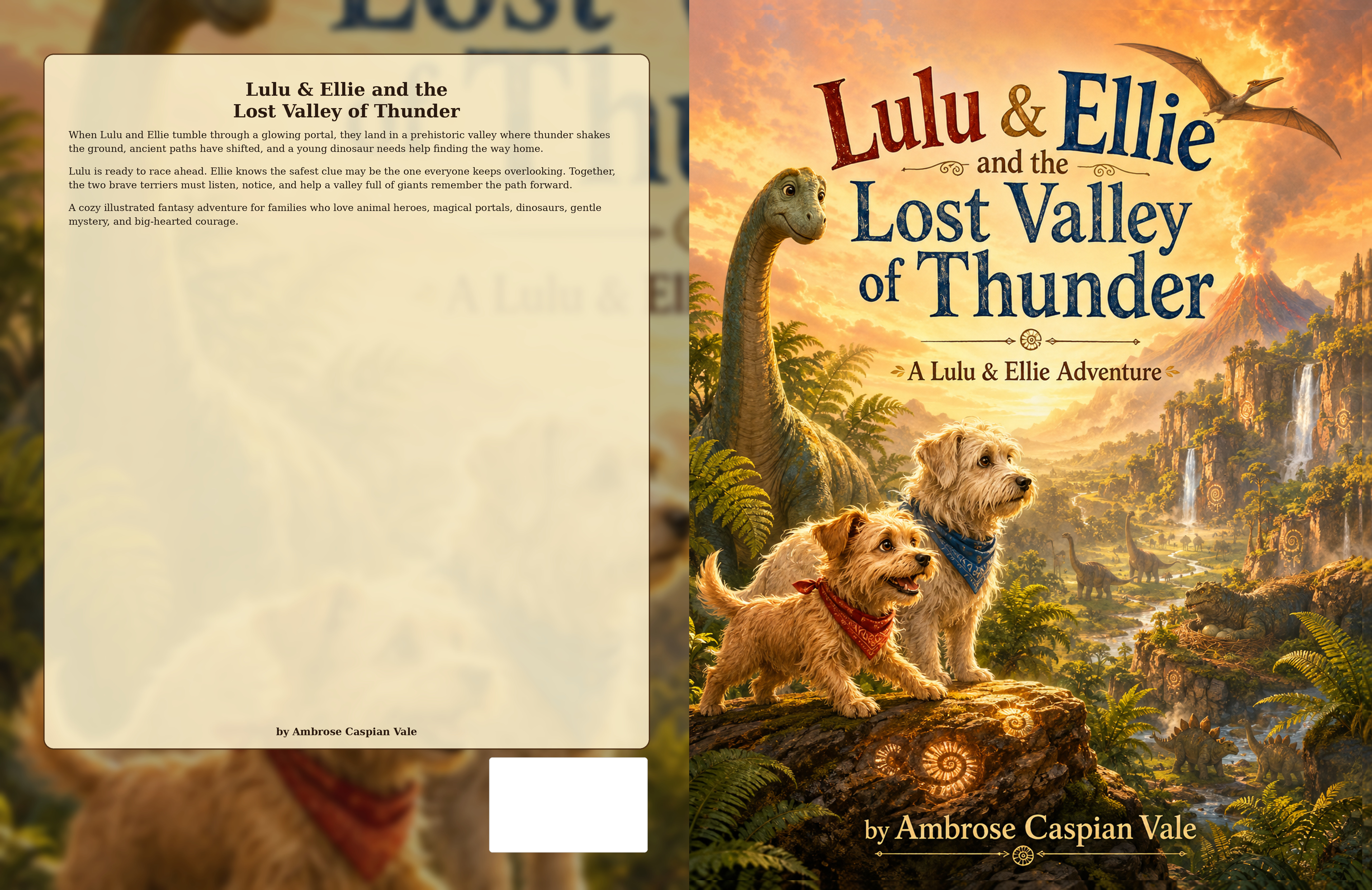 Lulu & Ellie and the Lost Valley of Thunder cover art