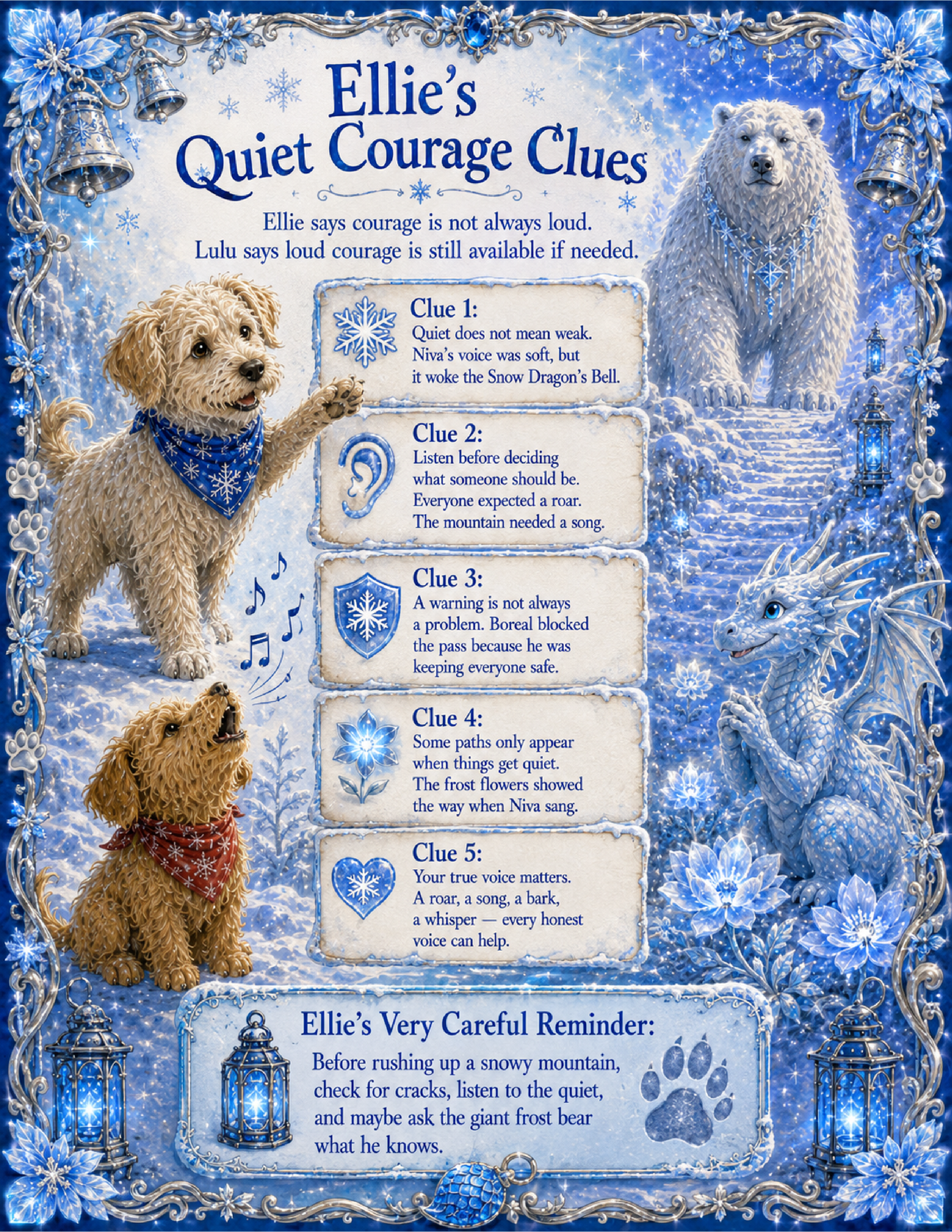 Snow Dragon's Bell interior feature art