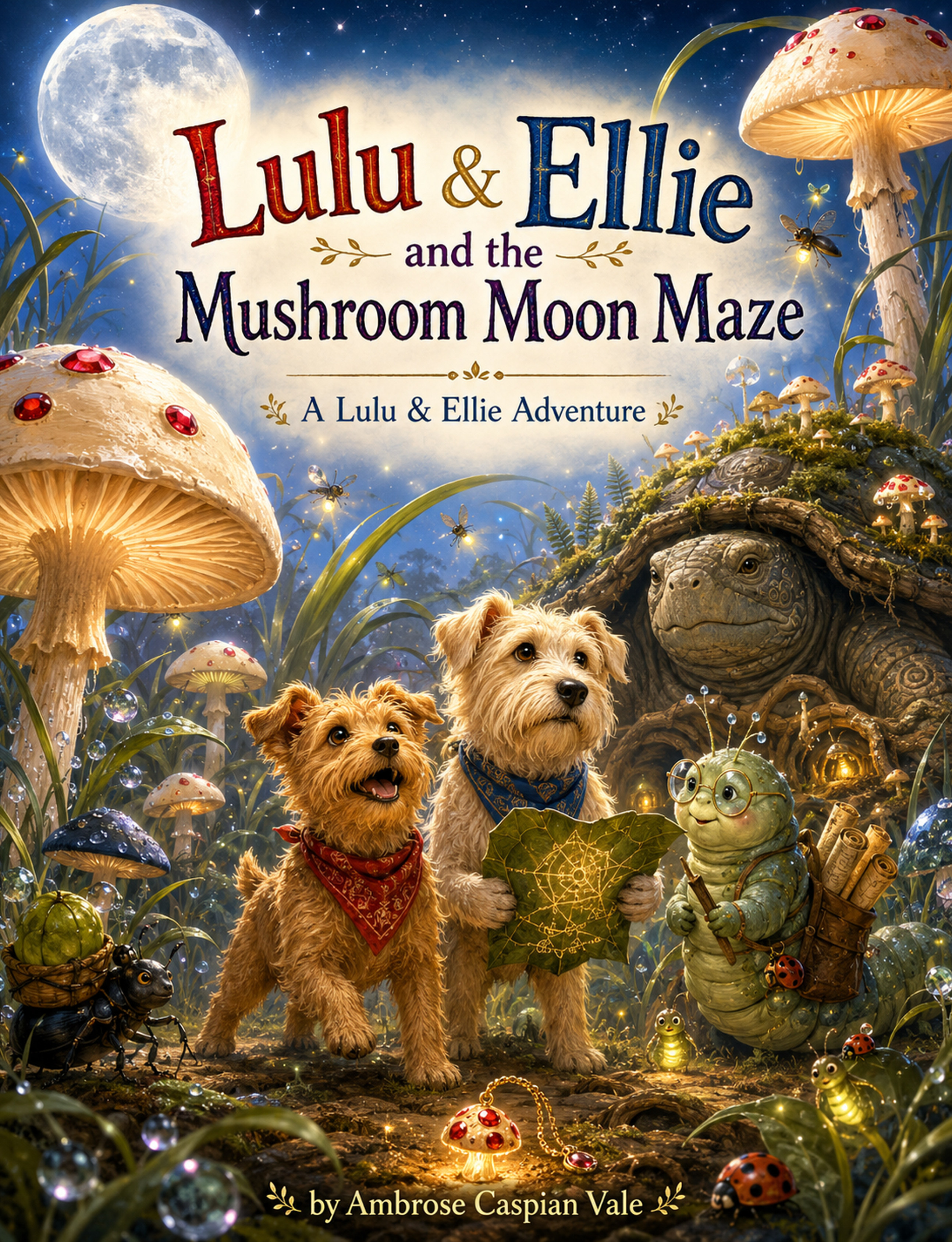 Lulu & Ellie and the Mushroom Moon Maze cover art