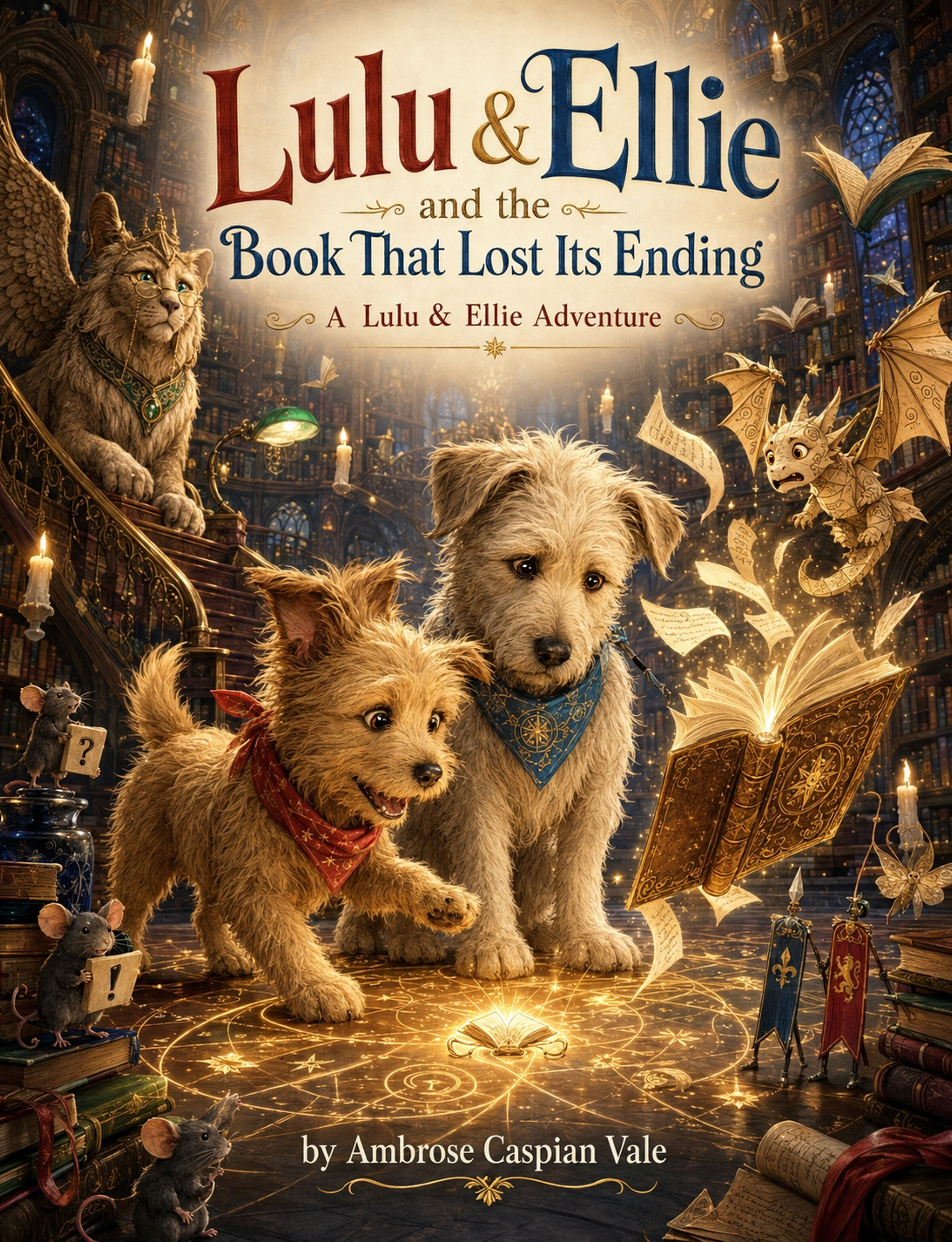 Lulu & Ellie and the Book That Lost Its Ending cover art